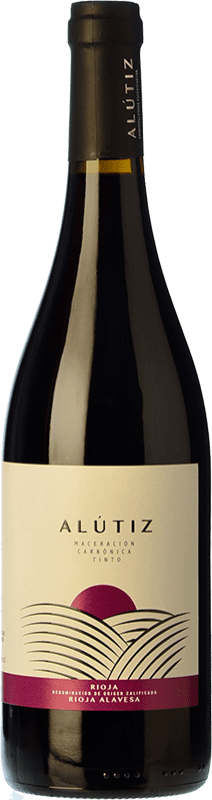 4,95 € Envoi gratuit | Vin rouge Alútiz Maceración Carbónica Jeune D.O.Ca. Rioja La Rioja Espagne Tempranillo, Viura Bouteille 75 cl