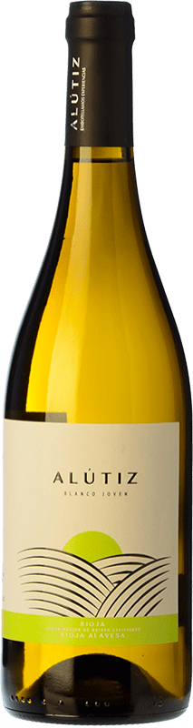 4,95 € Бесплатная доставка | Белое вино Alútiz Blanco D.O.Ca. Rioja Ла-Риоха Испания Viura, Tempranillo White, Verdejo бутылка 75 cl
