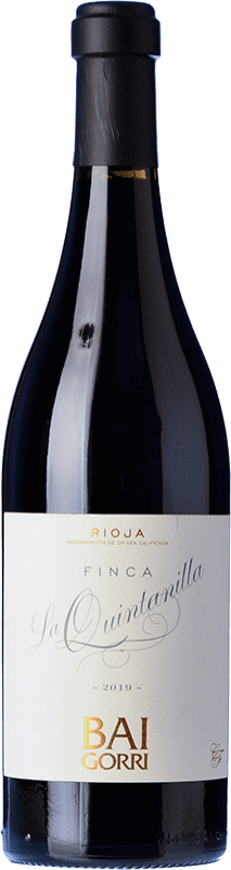 32,95 € Envio grátis | Vinho tinto Baigorri Finca La Quintanilla Reserva D.O.Ca. Rioja La Rioja Espanha Tempranillo Garrafa 75 cl