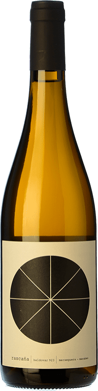 27,95 € Spedizione Gratuita | Vino Bianco Baldovar 923 Rascaña Crianza — Invecchiato in Botte D.O. Valencia Comunità Valenciana Spagna Macabeo, Merseguera Bottiglia 75 cl