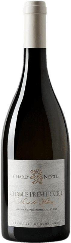 56,95 € Envio grátis | Vinho Branco Charly Nicolle Mont de Milieu 1er Premier Cru A.O.C. Chablis Borgonha França Chardonnay 75 cl