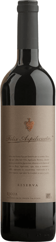 19,95 € Spedizione Gratuita | Vino rosso Campo Viejo Félix Azpilicueta Riserva D.O.Ca. Rioja La Rioja Spagna Tempranillo, Graciano, Mazuelo Bottiglia 75 cl