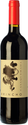 6,95 € Kostenloser Versand | Rotwein Hacienda Casaquemada Brincho Alterung I.G.P. Vino de la Tierra de Castilla Kastilien-La Mancha Spanien Tempranillo Flasche 75 cl