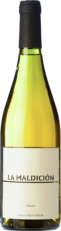 13,95 € Бесплатная доставка | Белое вино Cinco Leguas La Maldición Malvar de Valdilecha старения D.O. Vinos de Madrid Сообщество Мадрида Испания Malvar бутылка 75 cl
