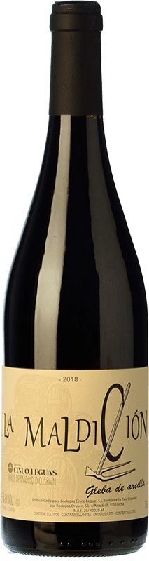 11,95 € Kostenloser Versand | Rotwein Cinco Leguas La Maldición Gleba de Arcilla Alterung D.O. Vinos de Madrid Gemeinschaft von Madrid Spanien Tempranillo Flasche 75 cl