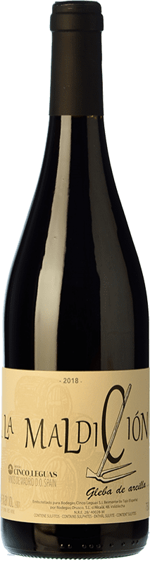 11,95 € Kostenloser Versand | Rotwein Cinco Leguas La Maldición Gleba de Arcilla Crianza — Kurze Fassreifung D.O. Vinos de Madrid Gemeinschaft von Madrid Spanien Tempranillo Flasche 75 cl