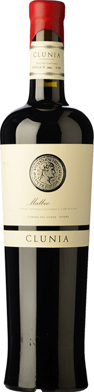 39,95 € Free Shipping | Red Wine Clunia Crianza — Aged I.G.P. Vino de la Tierra de Castilla y León Castilla y León Spain Malbec Bottle 75 cl