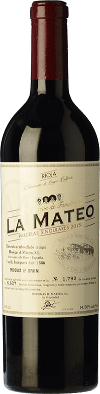 32,95 € Free Shipping | Red wine D. Mateos La Mateo Parcelas Singulares Aged D.O.Ca. Rioja The Rioja Spain Tempranillo, Grenache, Mazuelo Bottle 75 cl