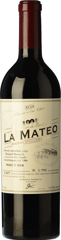 34,95 € Kostenloser Versand | Rotwein D. Mateos La Mateo Parcelas Singulares Alterung D.O.Ca. Rioja La Rioja Spanien Tempranillo, Grenache, Mazuelo Flasche 75 cl