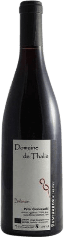 19,95 € Envío gratis | Vino tinto Domaine de Thalie Balancin A.O.C. Bourgogne Borgoña Francia Pinot Negro Botella 75 cl
