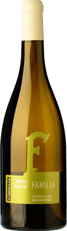 13,95 € Spedizione Gratuita | Vino Bianco Fábregas D.O. Somontano Aragona Spagna Gewürztraminer 75 cl