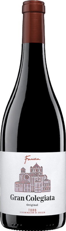 25,95 € Spedizione Gratuita | Vino rosso Fariña Gran Colegiata Original Riserva D.O. Toro Castilla y León Spagna Tinta de Toro Bottiglia 75 cl