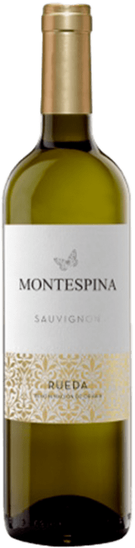 7,95 € Spedizione Gratuita | Vino bianco Fuentespina Montespina D.O. Rueda Castilla y León Spagna Sauvignon Bottiglia 75 cl