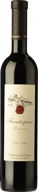 17,95 € Envío gratis | Vino tinto Fuentespina Reserva D.O. Ribera del Duero Castilla y León España Tempranillo Botella 75 cl