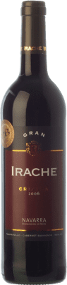 6,95 € Envío gratis | Vino Tinto Irache Gran Irache Crianza D.O. Navarra Navarra España Tempranillo, Merlot, Cabernet Sauvignon 75 cl