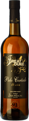 27,95 € Envio grátis | Vinho Generoso Fortificado Juan Piñero Great Duke Palo Cortado D.O. Jerez-Xérès-Sherry Andaluzia Espanha Palomino Fino 12 Anos 75 cl