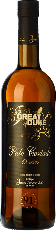 29,95 € Free Shipping | Fortified wine Juan Piñero Palo Cortado Great Duke D.O. Manzanilla-Sanlúcar de Barrameda Sanlucar de Barrameda Spain Palomino Fino 12 Years Bottle 75 cl