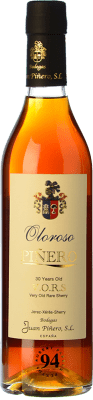 41,95 € Envio grátis | Vinho fortificado Juan Piñero Oloroso VORS D.O. Manzanilla-Sanlúcar de Barrameda Sanlúcar de Barrameda Espanha Palomino Fino Garrafa Medium 50 cl