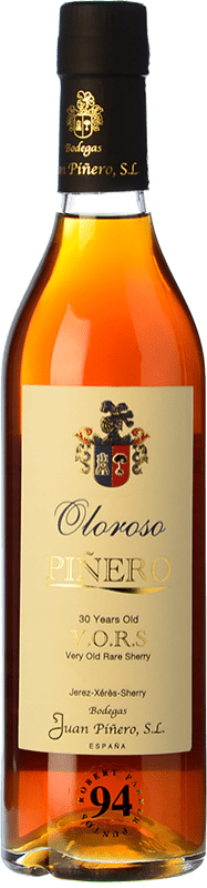 41,95 € 送料無料 | 強化ワイン Juan Piñero Oloroso VORS D.O. Manzanilla-Sanlúcar de Barrameda Sanlúcar de Barrameda スペイン Palomino Fino ボトル Medium 50 cl