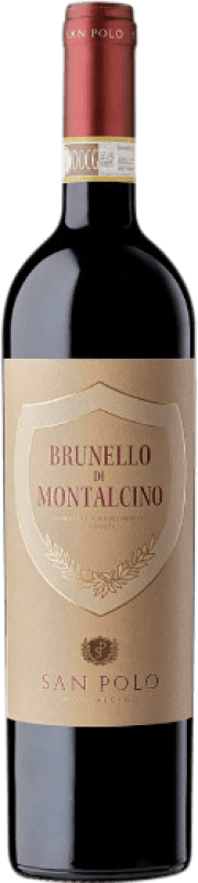 59,95 € Envio grátis | Vinho tinto San Polo D.O.C.G. Brunello di Montalcino Tuscany Itália Sangiovese Garrafa 75 cl
