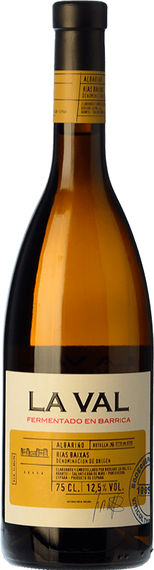 19,95 € Envoi gratuit | Vin blanc La Val Fermentado en Barrica Crianza D.O. Rías Baixas Galice Espagne Albariño Bouteille 75 cl