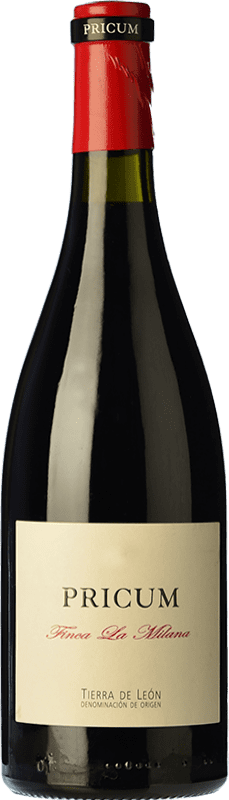32,95 € Free Shipping | Red wine Margón Pricum Finca la Milana Aged D.O. Tierra de León Castilla y León Spain Prieto Picudo Bottle 75 cl