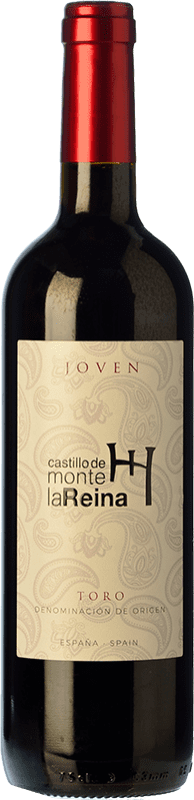 5,95 € 免费送货 | 红酒 Monte la Reina 年轻的 D.O. Toro 卡斯蒂利亚莱昂 西班牙 Tempranillo 瓶子 75 cl