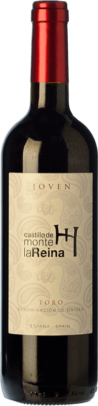 6,95 € Spedizione Gratuita | Vino Rosso Monte la Reina Giovane D.O. Toro Castilla y León Spagna Tempranillo 75 cl