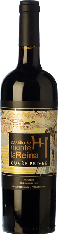 22,95 € Kostenloser Versand | Rotwein Monte la Reina Cuvée Privée Alterung D.O. Toro Kastilien und León Spanien Tempranillo Flasche 75 cl