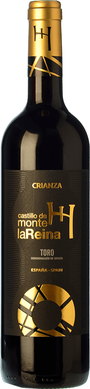 10,95 € Бесплатная доставка | Красное вино Monte la Reina Crianza — Крианса D.O. Toro Кастилия-Леон Испания Tempranillo — Темпранильо Бутылка 75 cl