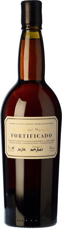73,95 € Free Shipping | Fortified wine Soagranorte Suertes del Marqués Fortificado D.O. Valle de la Orotava Canary Islands Spain Listán White Bottle 75 cl
