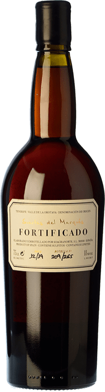 86,95 € Envio grátis | Vinho Generoso Fortificado Suertes del Marqués Fortificado D.O. Valle de la Orotava Ilhas Canárias Espanha Listán 75 cl
