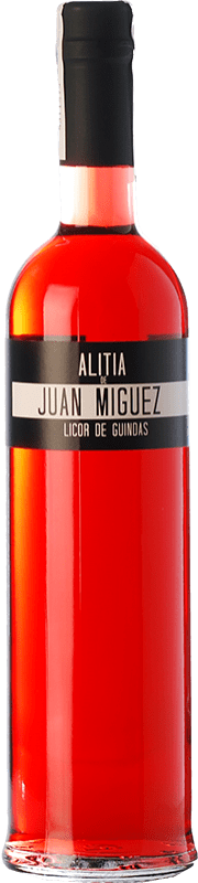 10,95 € Free Shipping | Herbal liqueur O'Ventosela Alitia Licor de Guindas D.O. Orujo de Galicia Galicia Spain Bottle 70 cl