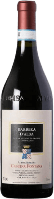 23,95 € Spedizione Gratuita | Vino rosso Cascina Fontana D.O.C. Barbera d'Alba Piemonte Italia Barbera Bottiglia 75 cl