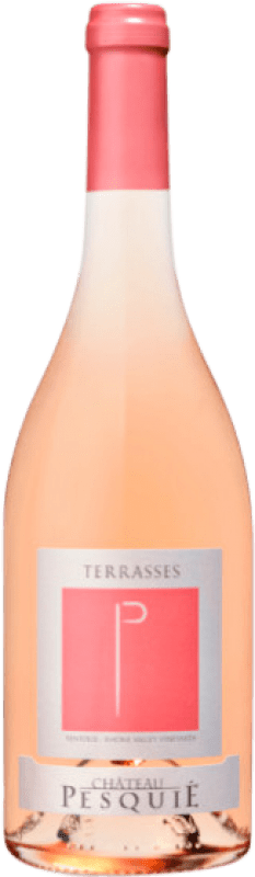 9,95 € Envoi gratuit | Vin Rosé Château Pesquié Les Terrasses Rosé A.O.C. Côtes du Ventoux Rhône France Syrah, Garnacha — Grenache, Cinsault Eco — Biologique Bouteille 75 cl
