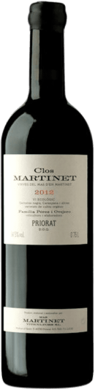 64,95 € Free Shipping | Red wine Mas Martinet Clos Martinet D.O.Ca. Priorat Catalonia Spain Merlot, Syrah, Cabernet Sauvignon, Grenache Tintorera, Carignan Bottle 75 cl