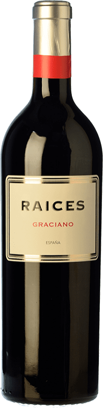 11,95 € Бесплатная доставка | Красное вино Raíces Ibéricas Молодой Испания Graciano бутылка 75 cl