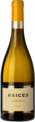 13,95 € Envío gratis | Vino blanco Raíces Ibéricas I.G.P. Vino de la Tierra de Castilla y León Castilla y León España Verdejo Botella 75 cl