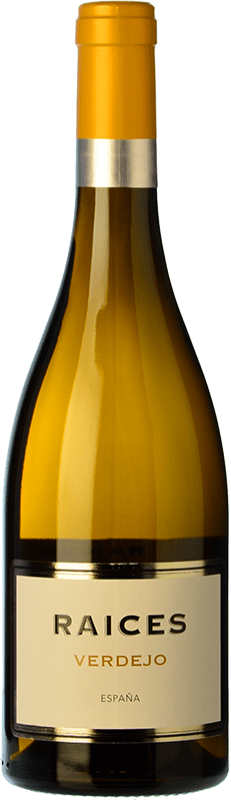 17,95 € 免费送货 | 白酒 Raíces Ibéricas I.G.P. Vino de la Tierra de Castilla y León 卡斯蒂利亚莱昂 西班牙 Verdejo 瓶子 75 cl