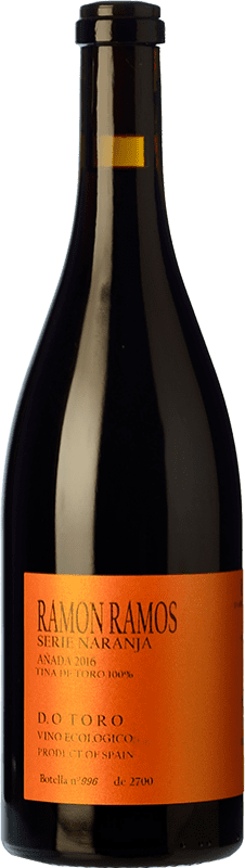 10,95 € 免费送货 | 红酒 Ramón Ramos Serie Naranja Tinto 橡木 D.O. Toro 卡斯蒂利亚莱昂 西班牙 Tinta de Toro 瓶子 75 cl