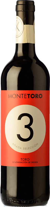 7,95 € Бесплатная доставка | Красное вино Ramón Ramos Monte Toro 3 Añada Selección Молодой D.O. Toro Кастилия-Леон Испания Tinta de Toro бутылка 75 cl