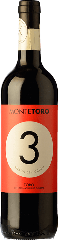 4,95 € Envío gratis | Vino Tinto Ramón Ramos Monte Toro 3 Añada Selección Joven D.O. Toro Castilla y León España Tinta de Toro 75 cl