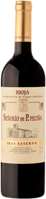 24,95 € Envío gratis | Vino tinto Hermanos Peciña Señorío de P. Peciña Gran Reserva D.O.Ca. Rioja La Rioja España Tempranillo, Graciano, Garnacha Tintorera Botella 75 cl