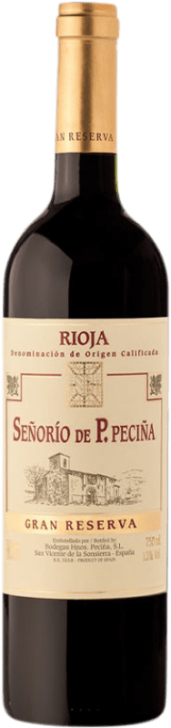 24,95 € Free Shipping | Red wine Hermanos Peciña Señorío de P. Peciña Grand Reserve D.O.Ca. Rioja The Rioja Spain Tempranillo, Graciano, Grenache Tintorera Bottle 75 cl