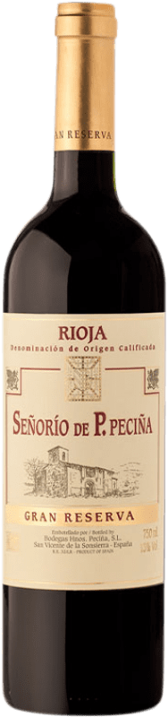 35,95 € Envoi gratuit | Vin Rouge Hermanos Peciña Señorío de P. Peciña Grande Réserve D.O.Ca. Rioja La Rioja Espagne Tempranillo, Garnacha — Grenache, Graciano Bouteille 75 cl