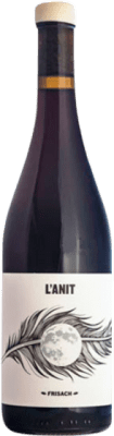 37,95 € 免费送货 | 红酒 Frisach L'Anit D.O. Terra Alta 加泰罗尼亚 西班牙 Carignan 瓶子 75 cl
