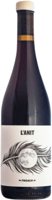 37,95 € Kostenloser Versand | Rotwein Frisach L'Anit D.O. Terra Alta Katalonien Spanien Carignan Flasche 75 cl