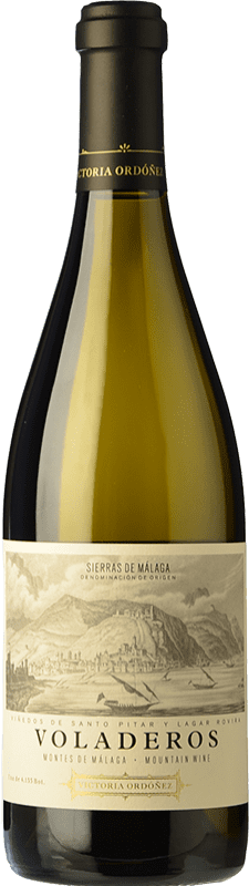 39,95 € Envio grátis | Vinho branco Victoria Ordóñez Voladeros Crianza D.O. Sierras de Málaga Andaluzia Espanha Pedro Ximénez Garrafa 75 cl