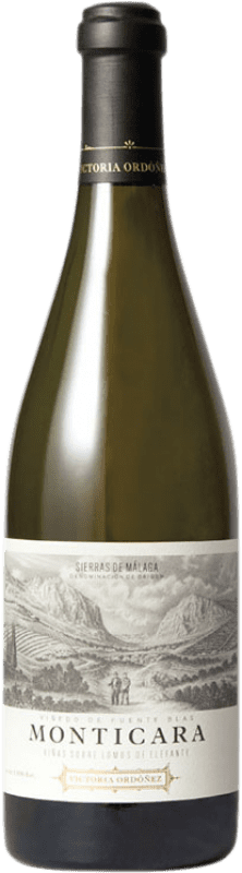 27,95 € Envoi gratuit | Vin blanc Victoria Ordóñez Monticara Crianza D.O. Sierras de Málaga Andalousie Espagne Muscat Bouteille 75 cl