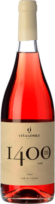 14,95 € 送料無料 | ロゼワイン Viña Gómez 1400M Rosé D.O. Valle del Güímar カナリア諸島 スペイン Listán Black, Negramoll ボトル 75 cl